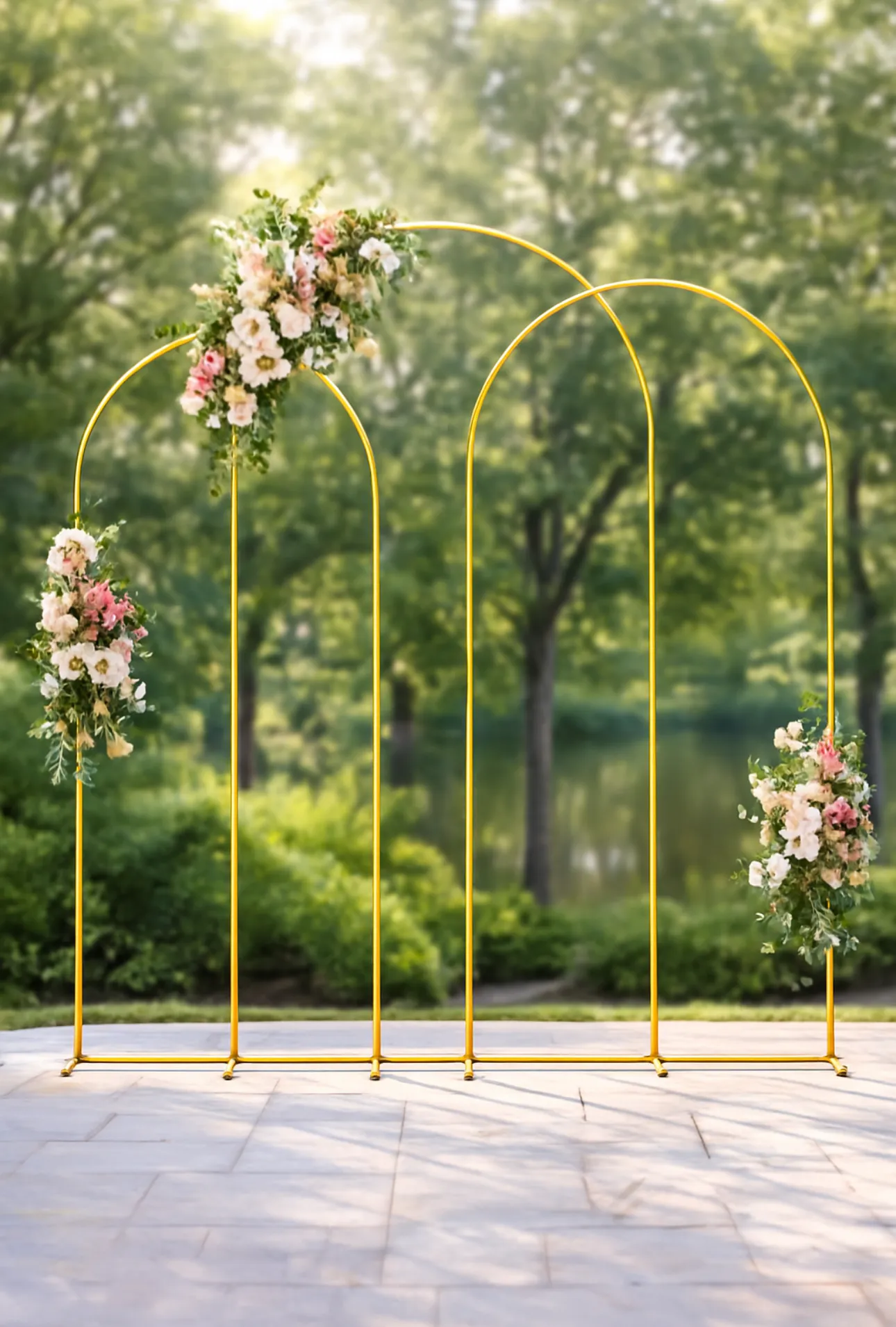 8FT, 7.2FT, 6.6FT Gold Arches 