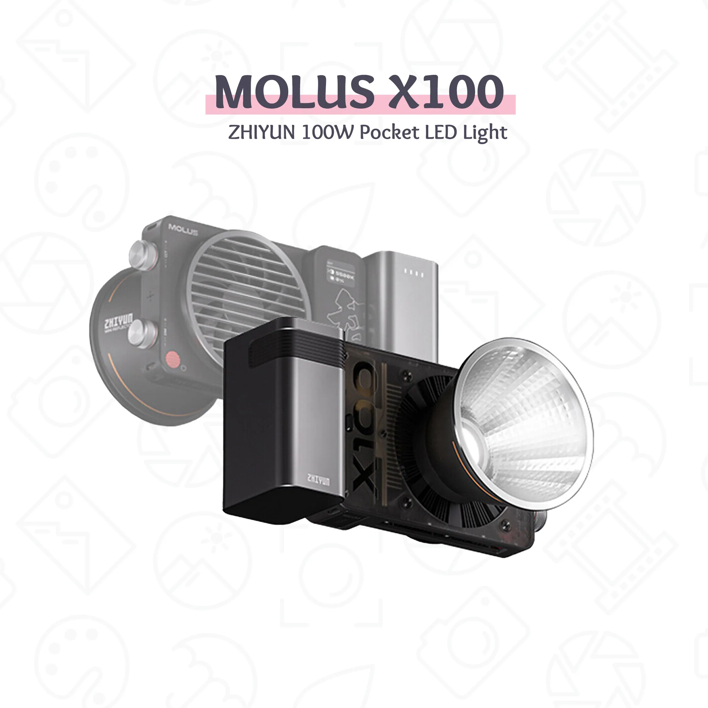 Zhiyun MOLUS X100 Bi-Color Pocket COB Monolight
