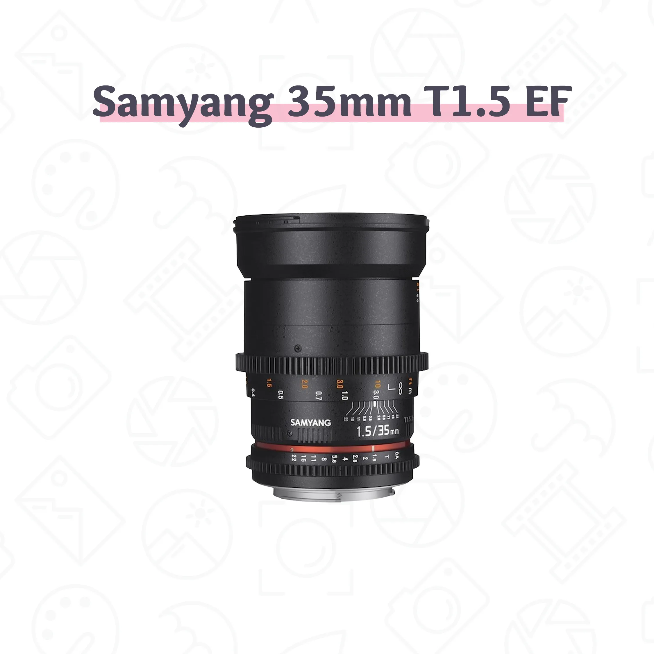 Samyang 35mm T1.5 Cine Lens EF Mount