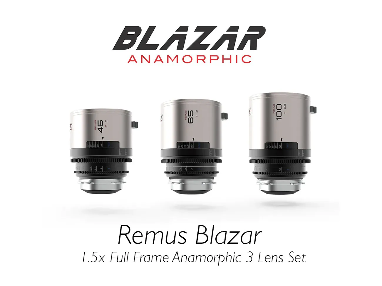 BLAZAR Remus Anamorphic LENS Set (45/65/100mm)