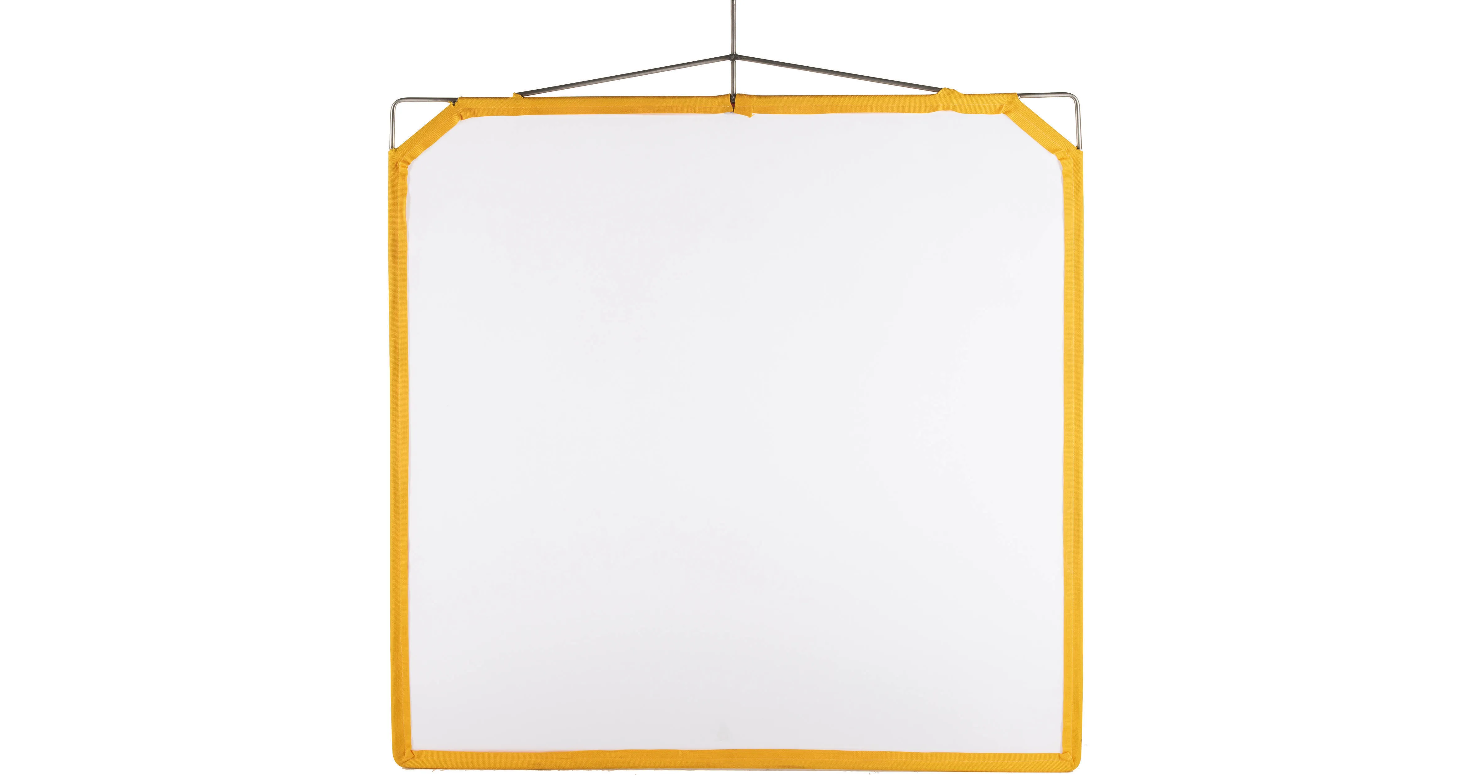 Solid Frame Scrim White Artificial Silk (48 x 48")