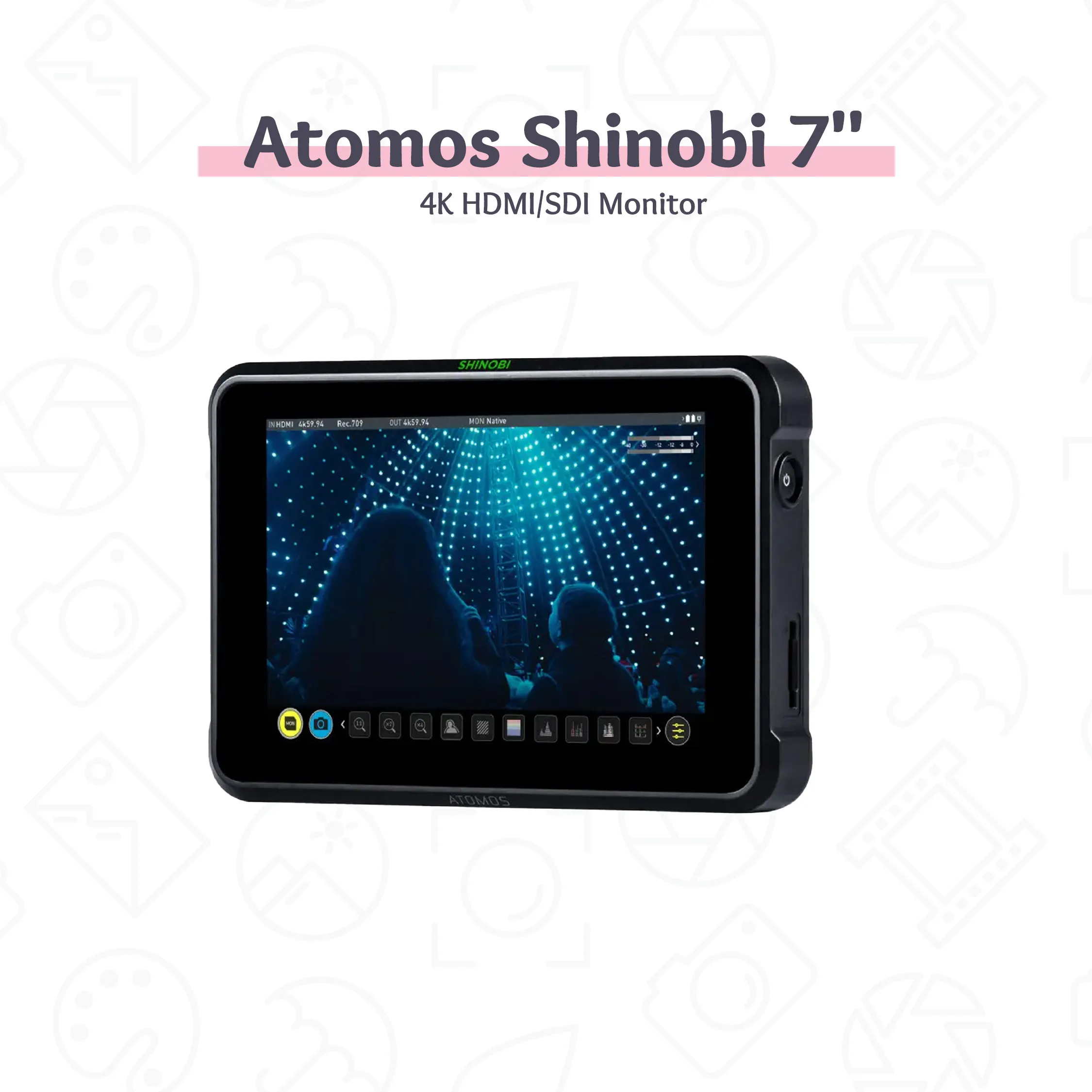 Atomos shinobi 4k SDI 7” Monitor