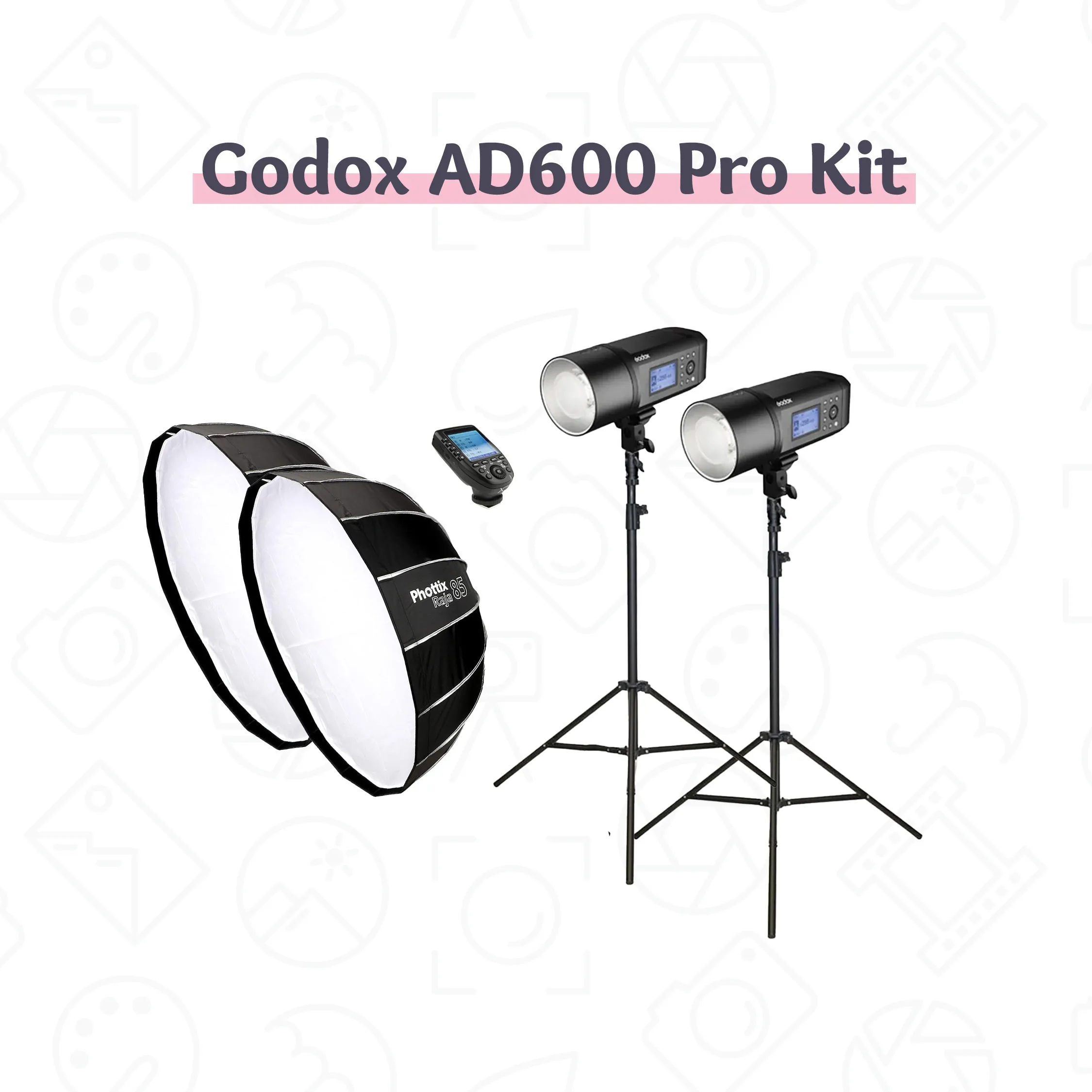 Godox AD600 pro 2 lights kit