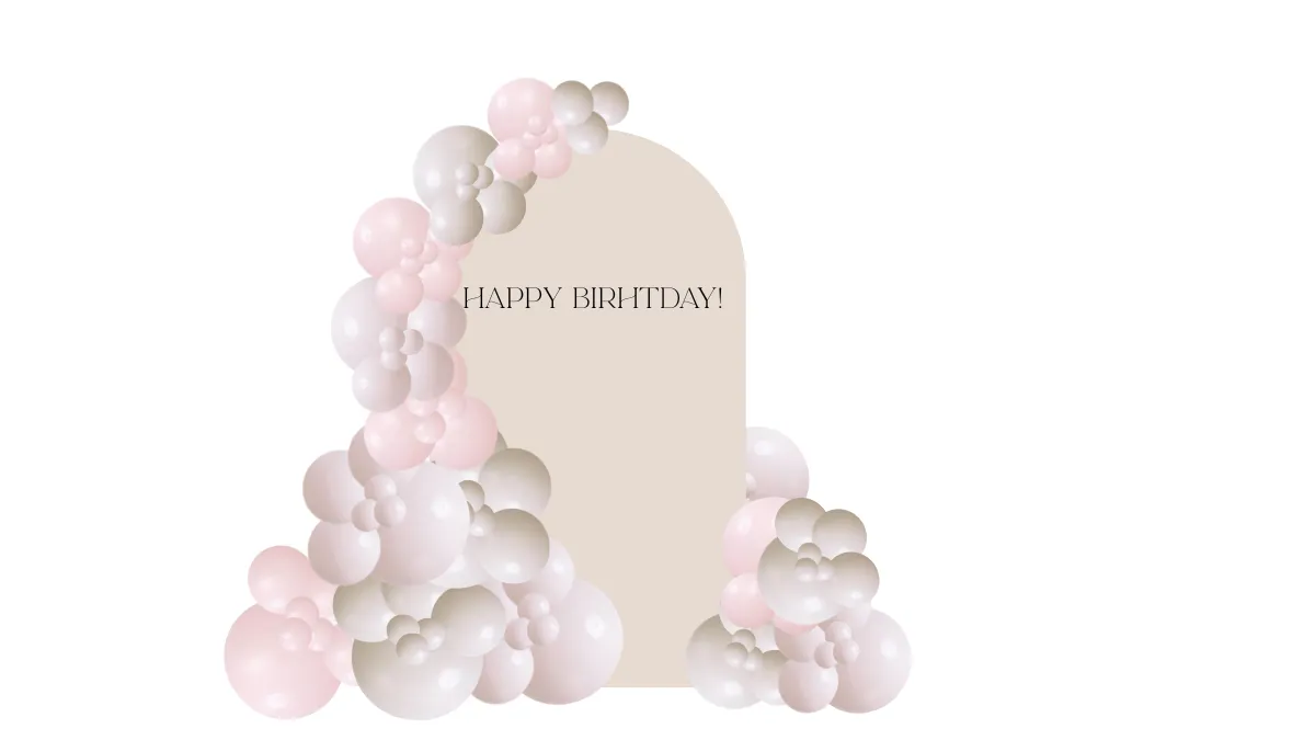 Backdrop with Balloon Decor