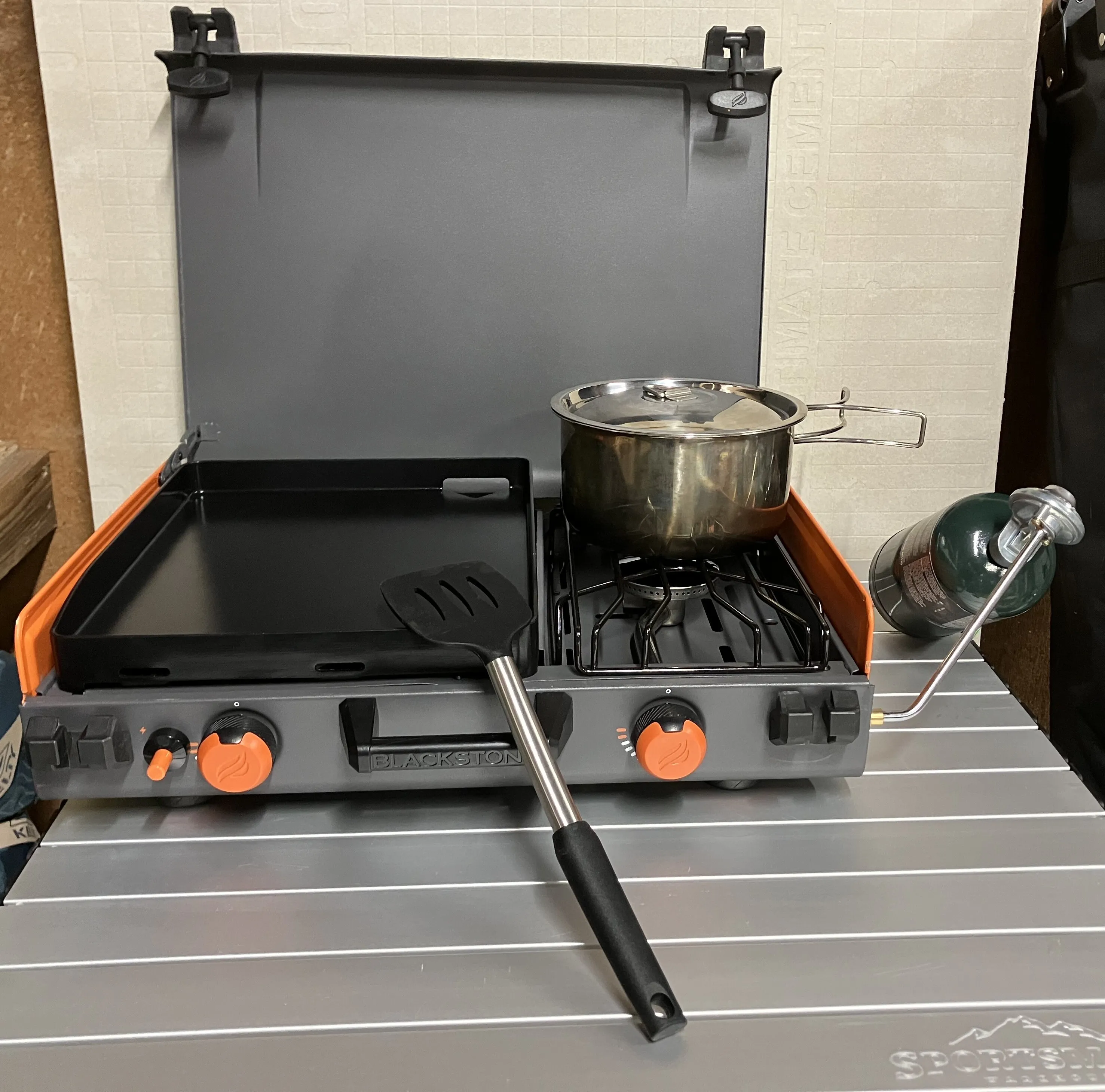 Blackstone Camping Griddle with Side Burner