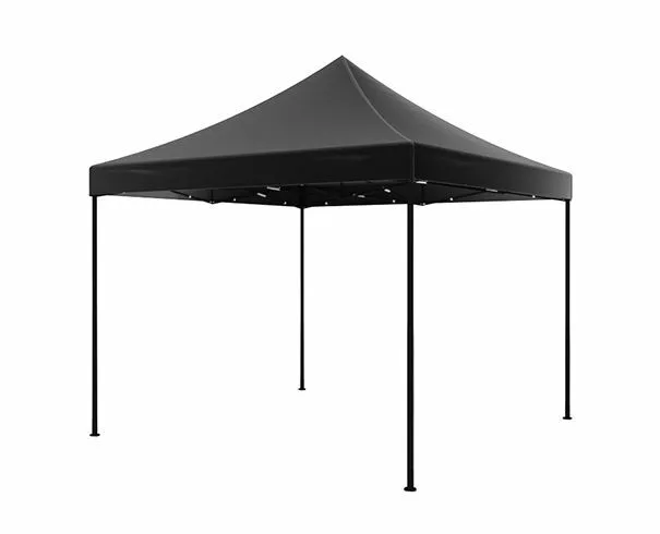 Easy up tent - Wit of Zwart, 3x3m, makkelijk op te zetten voor je tuinfeest!