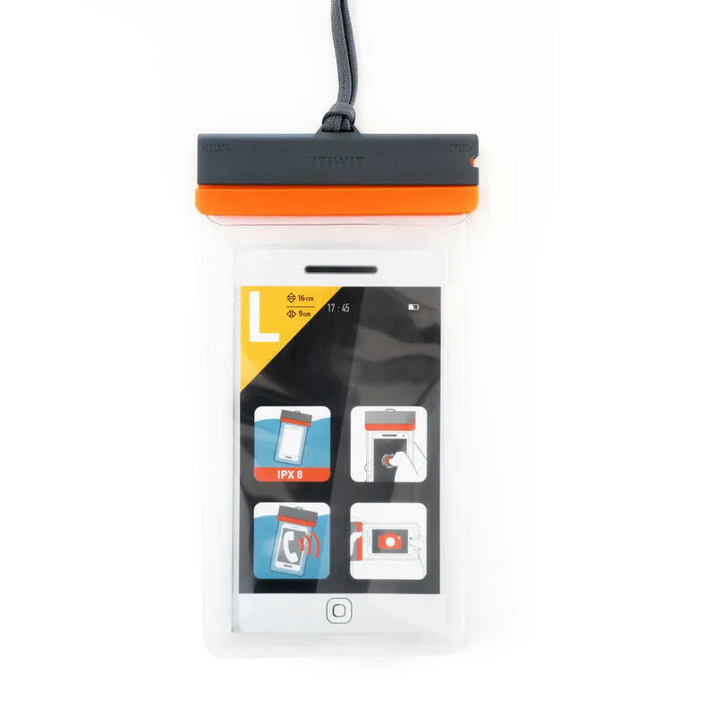 waterdicht telefoonhoesje IPX8 (30min op 2m)