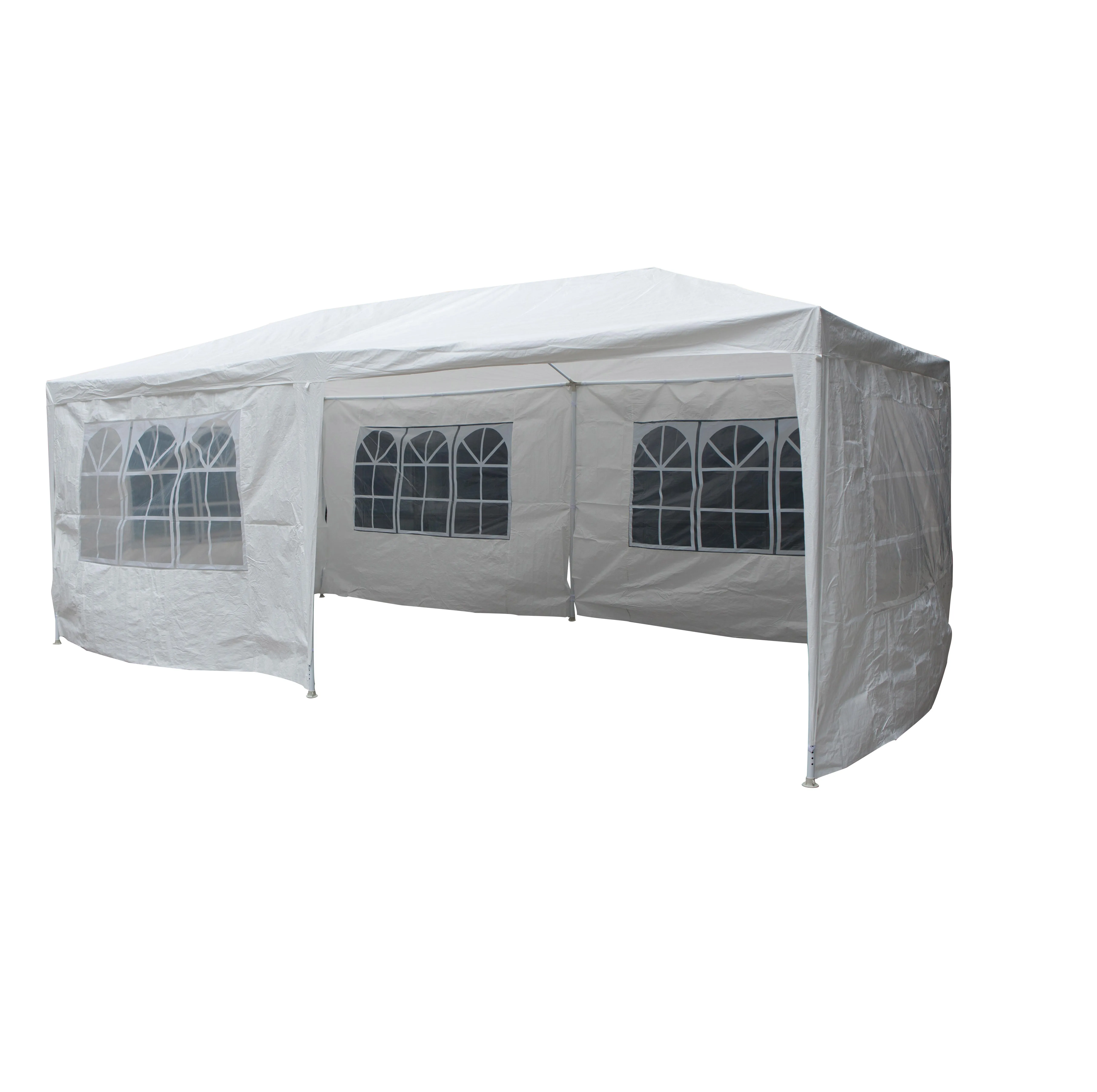 Simpele partytent huren, 3x6m wit