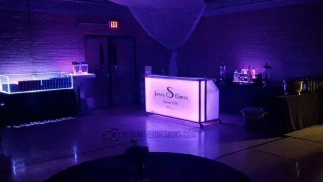 77' LED Portable Bar