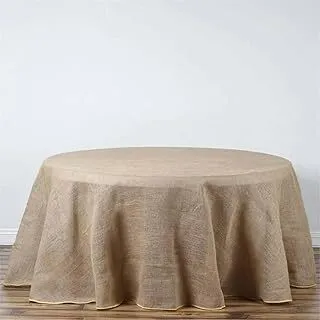 132" Burlap Tablecloth