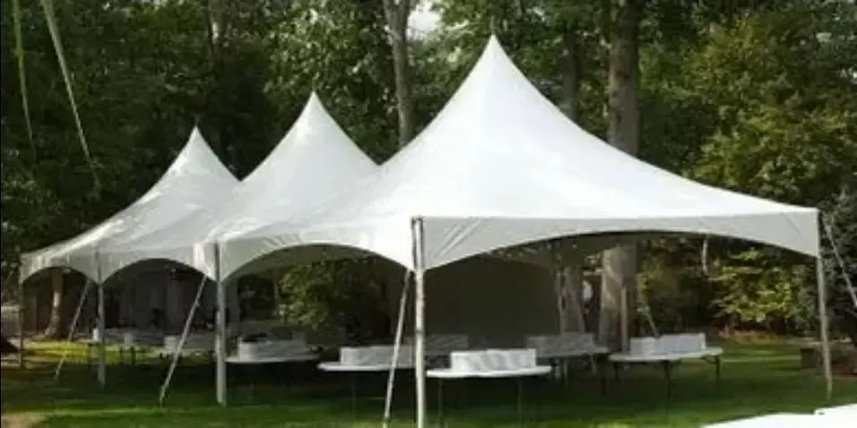 HIGH PEAK MARQUEE TENT 20 by 60 Feet (Seating for 144 guest) Included