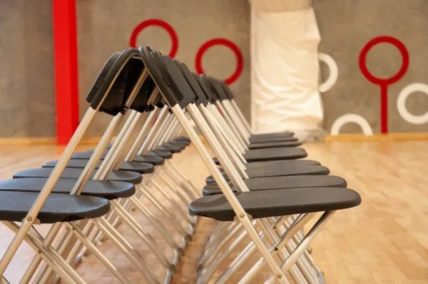 Premium Aluminum Folding Chair (BLACK)