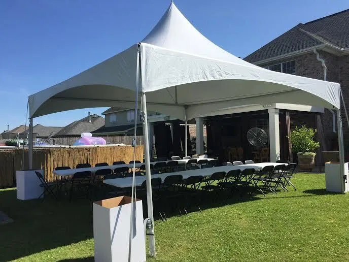 HIGH PEAK MARQUEE TENT 20 by 20 Feet (Seating for 48 guest) Included
