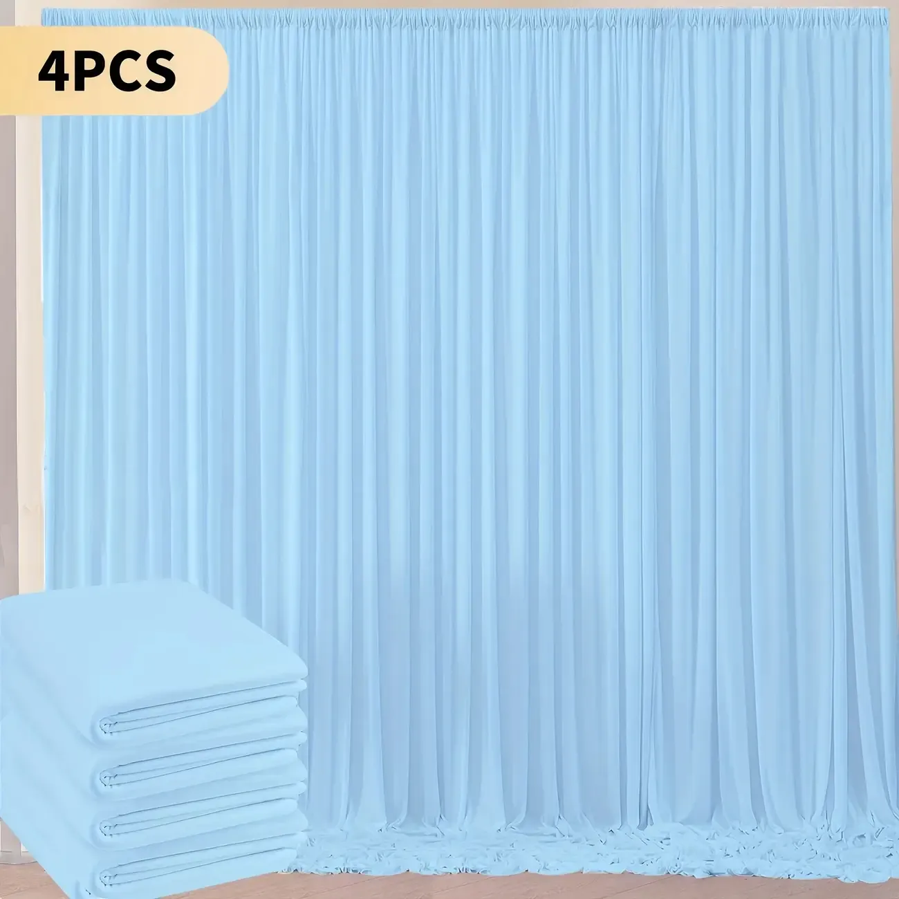 Photo Booth Back Drop (Light Blue)