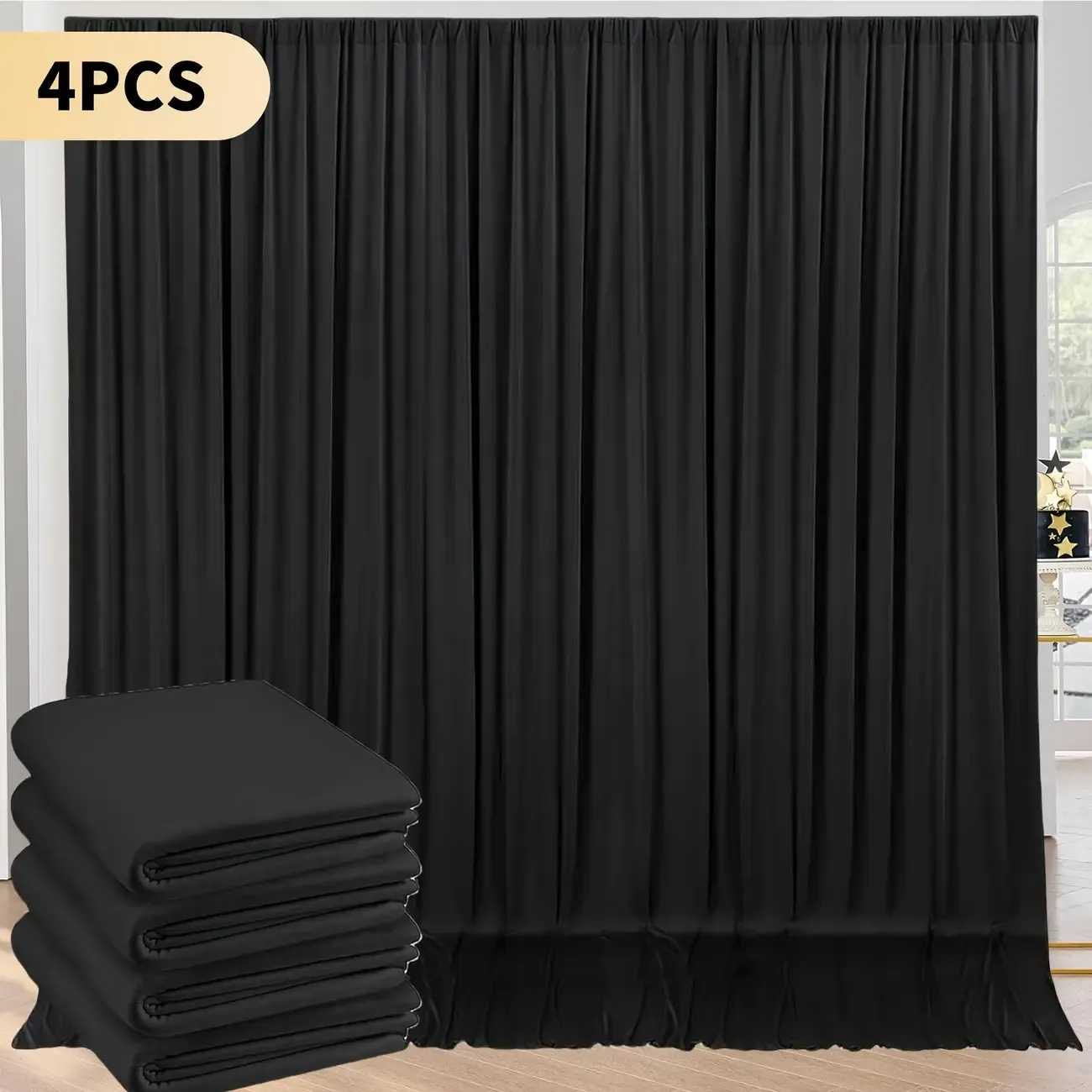 Photo Booth Back Drop (BLACK)