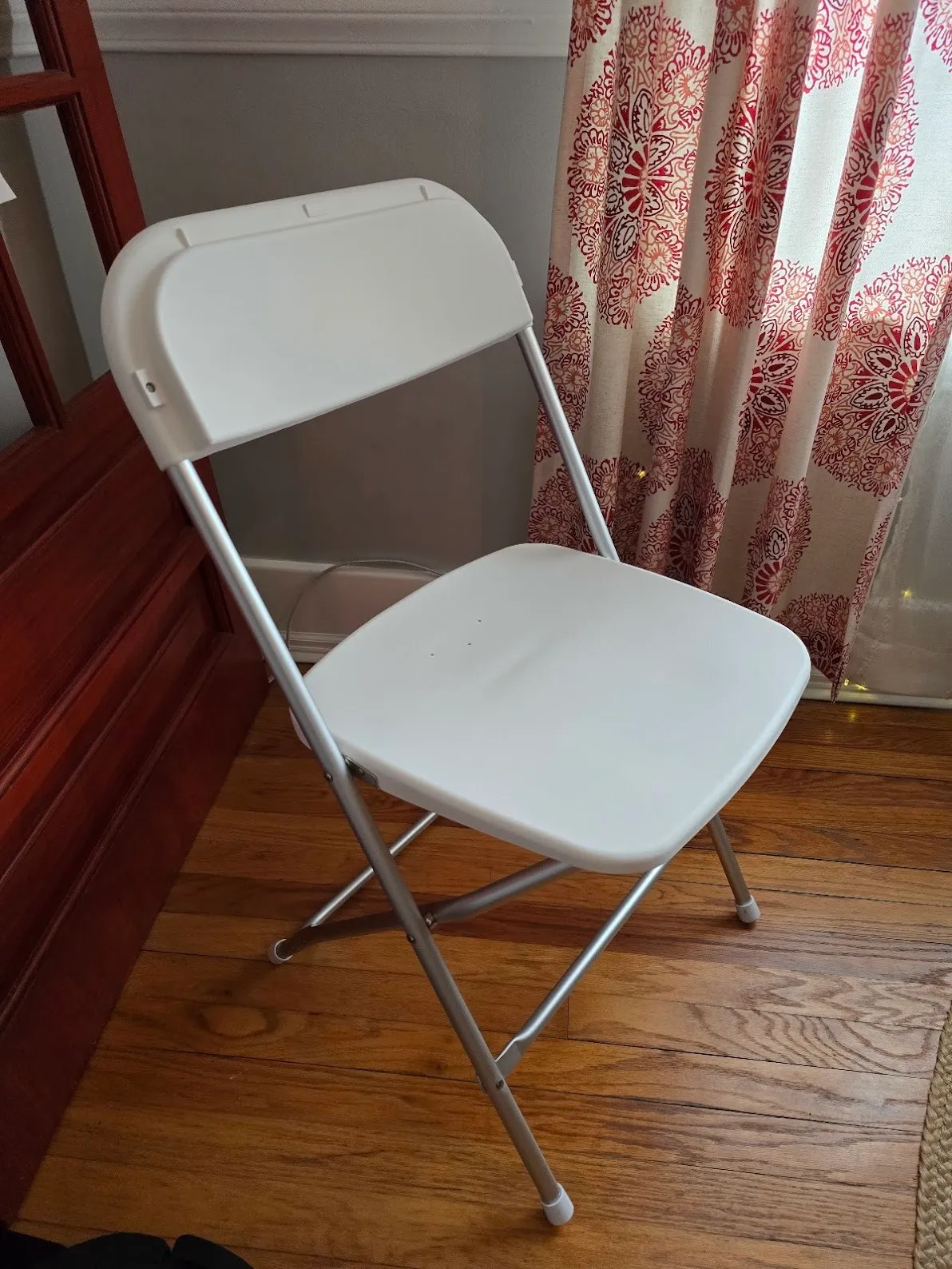 Premium Aluminum Folding Chair (White)