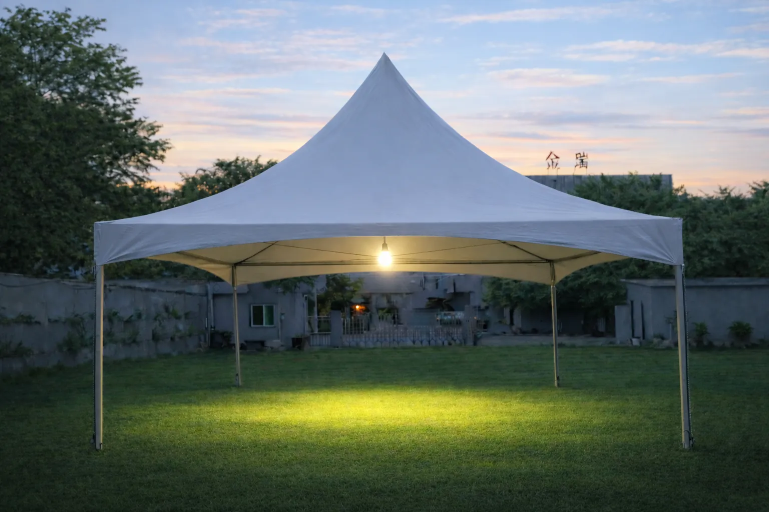 4,000 Lumen Tent or Tree Event Light – Battery Powered & Dimmable (Expandable for Full Coverage)