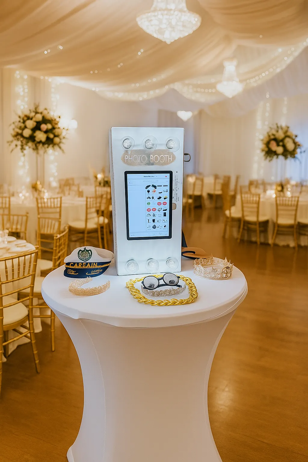 Rustic Photo Booth / Selfie Station (NO TABLE, TRIPOD, PROPS or BACKDROP INCLUDED)