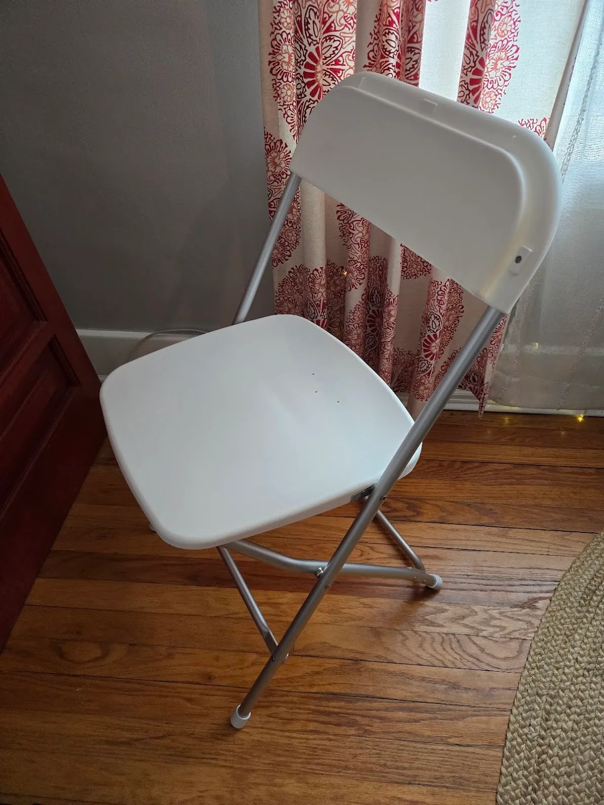 Premium Aluminum Folding Chair (White)