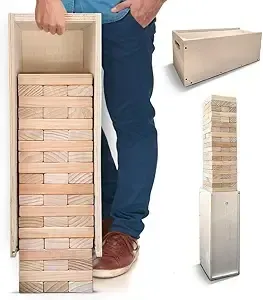 Giant Jenga with wood case/Platform