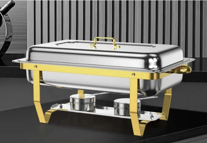 Chafing Dishes - Gold Rim
