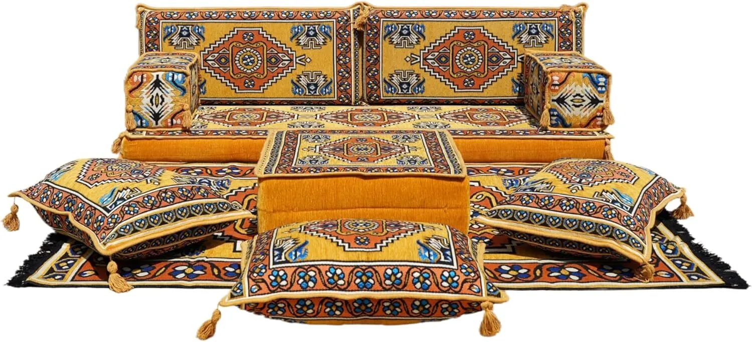 Traditional Arabic Floor Sofa Set 