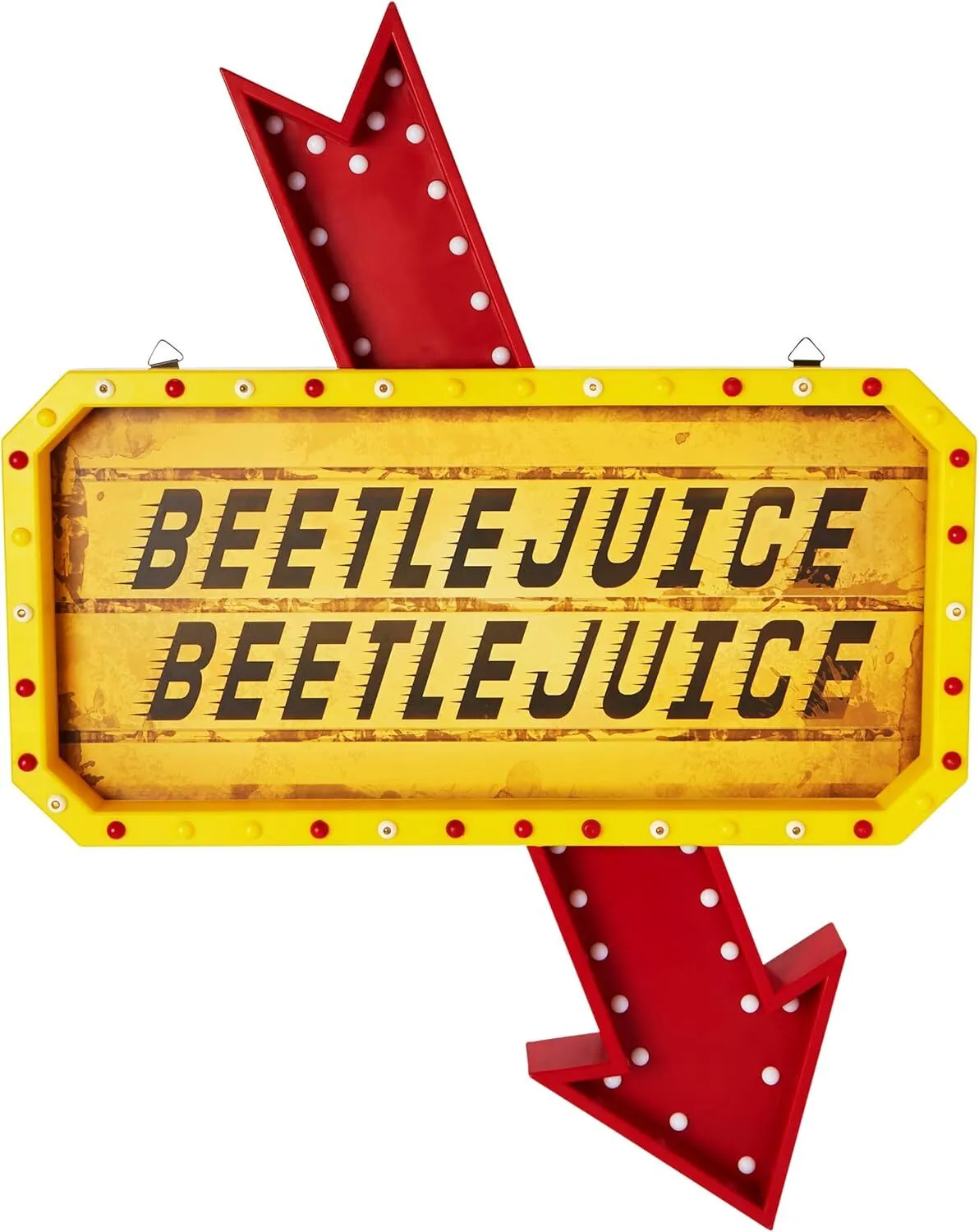 Beetlejuice LED Marquee Sign | Officially Licensed | Halloween Decor | Tim Burton | Home Décor | Indoor Decor