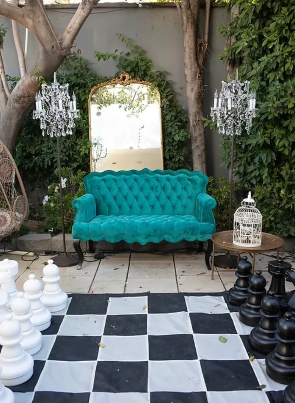 MegaChess Giant Chess Set Game with 25" Tall King - A Large Chess Set Yard Game for Families Looking for Outdoor Jumbo Games - 32 Large Pieces Made from Durable HDPE