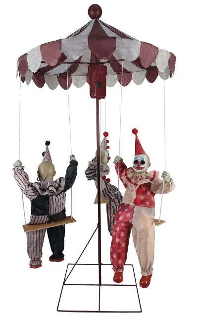 Animated Clown Go-Round Prop