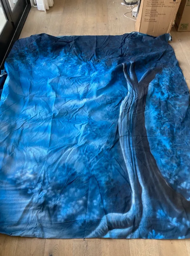 Blue Night with Barren Tree