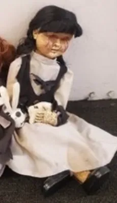 Creepy Bloody Eyed Doll 