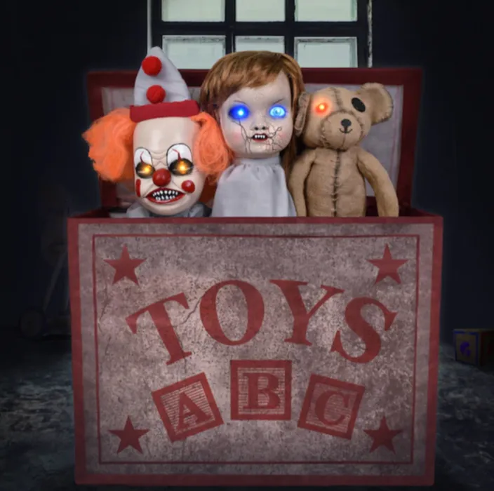 Haunted Living 19.25-in Talking Animatronic Doll Free Standing Decoration