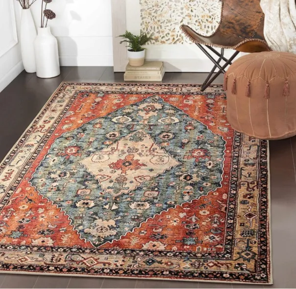 Lahome Boho Tribal Area Rug 