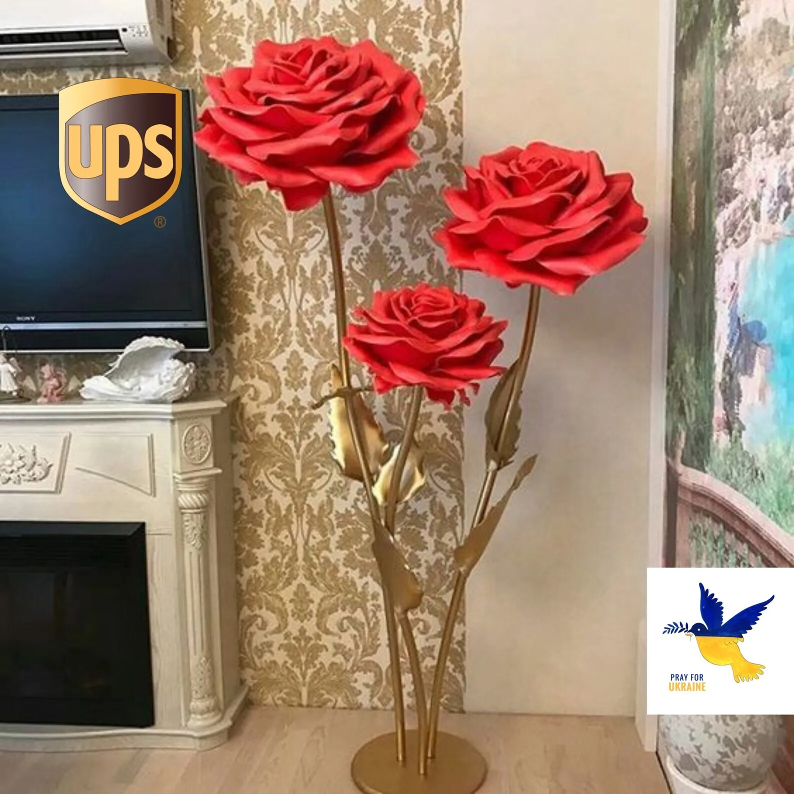 Giant Paper Rose: Photo Booth Wedding Decor