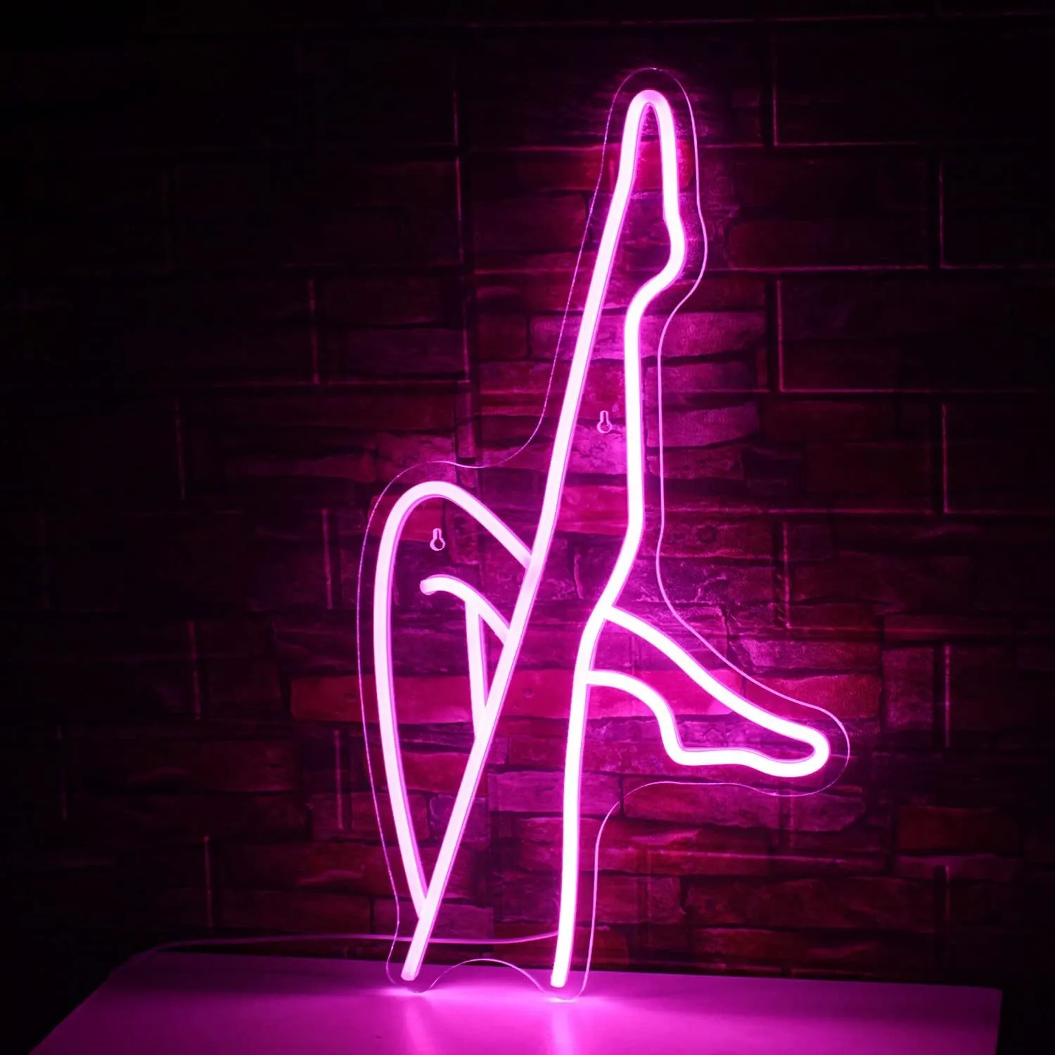 Sexy Leg Neon Light USB Powered Women Legs LED Sign Pink Neon Sign