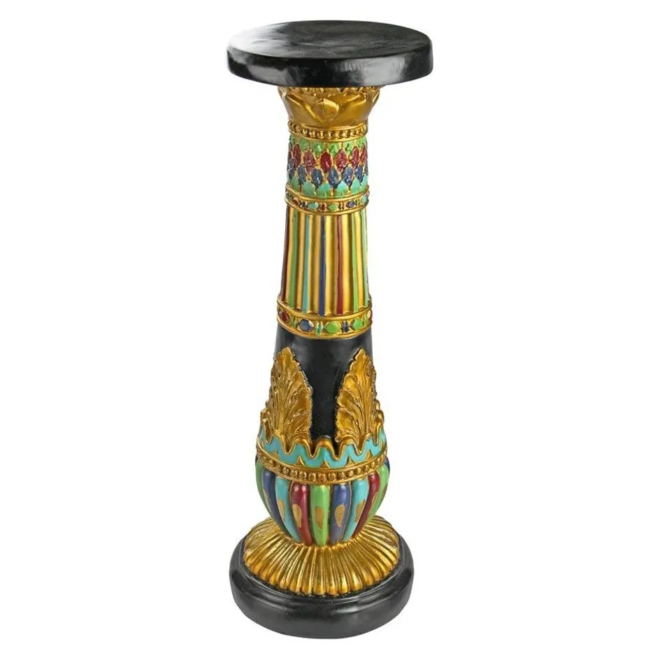 2 Design Toscano Regal Egyptian Luxor Sculptural Pedestal