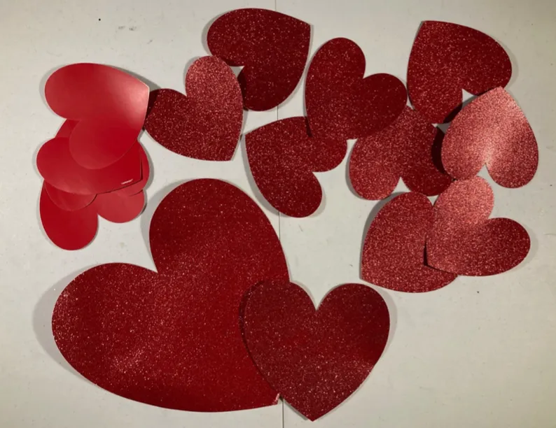 Glittery Heart Pack
