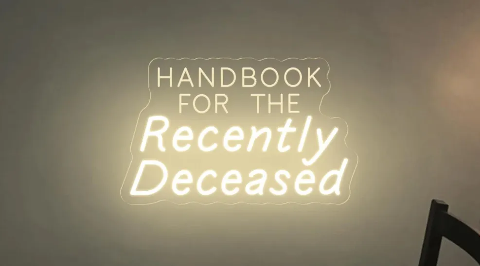 Beetlejuice Handbook for the Recently Deceased Light Box
