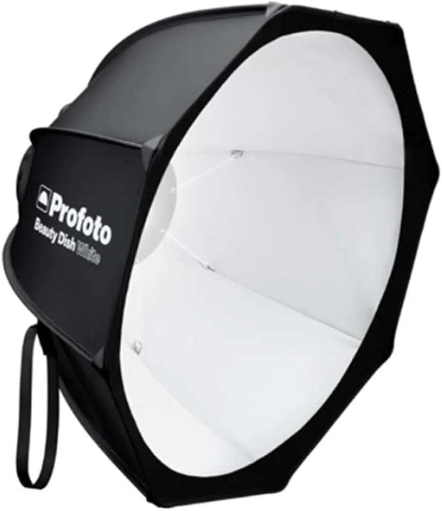 Profoto Beauty Dish for Portraits and Fashion with Integrated Speedring, Circular Front Edge, and All-in-One Mount Design (Silver)