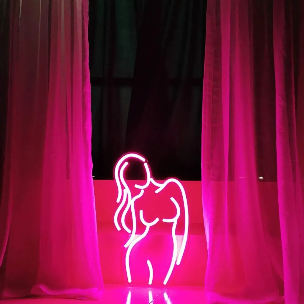 Girls Neon Sign Lights Art Wall Decorative Lights Pink