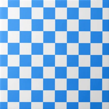 Blue Wooden Floor Mat