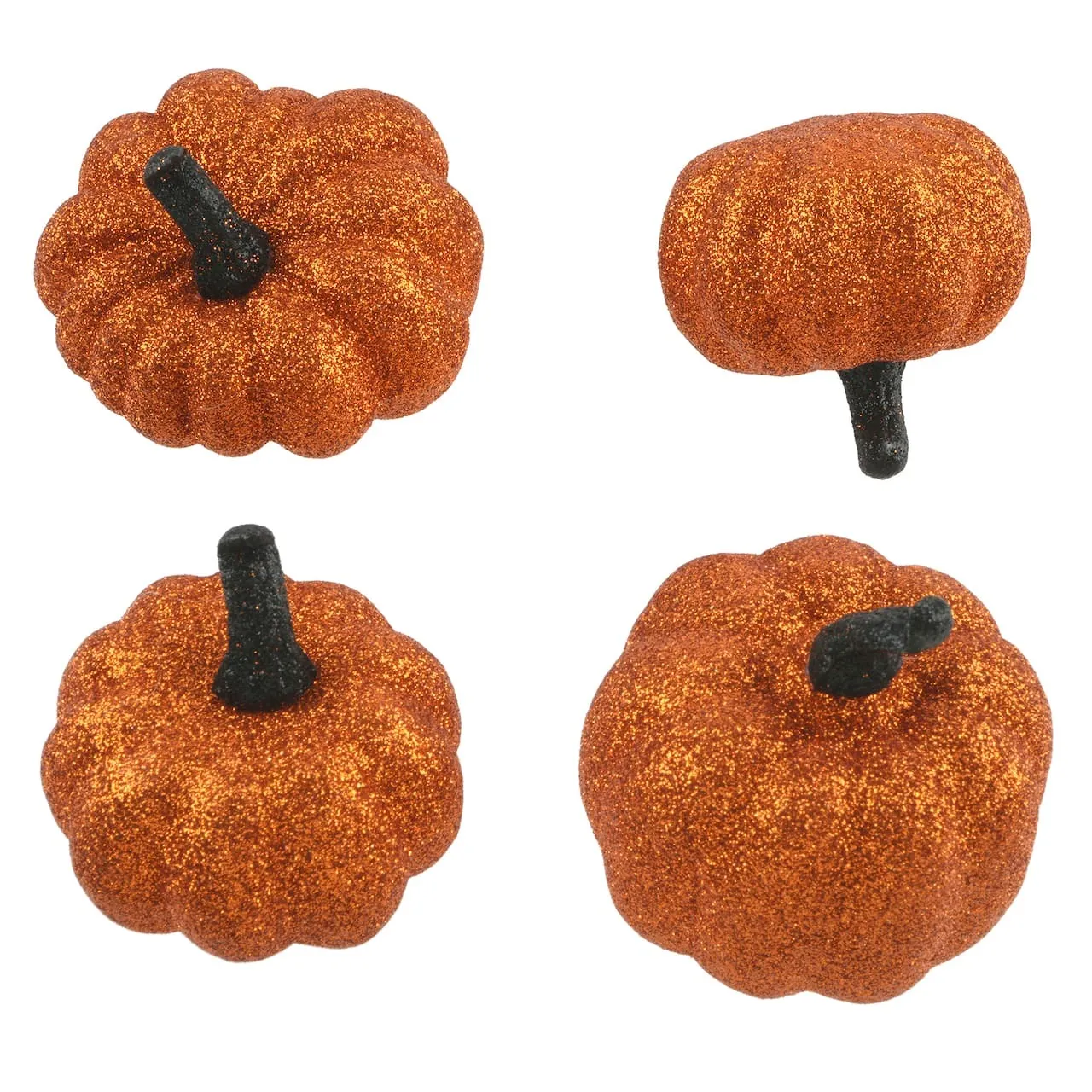 Orange Glittery Sparkle Pumpkin