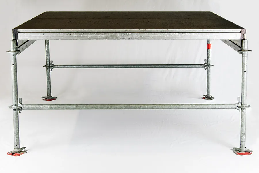 Tarima Modular 2x2 m — Altura 40 cm (para batería)