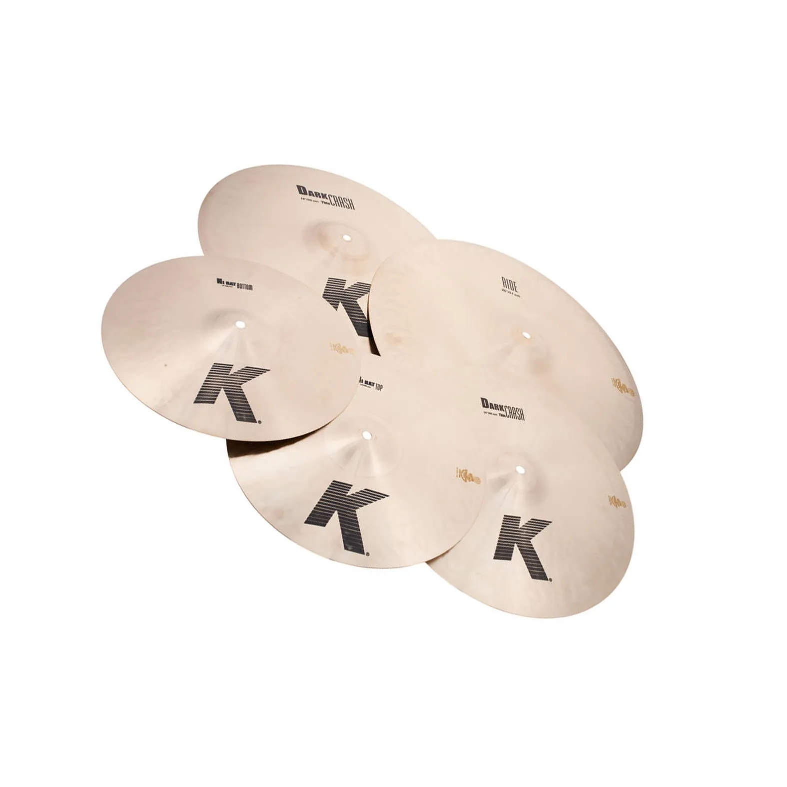 Juego de platos Zildjian Serie K Dark (14", 16", 18", 20")