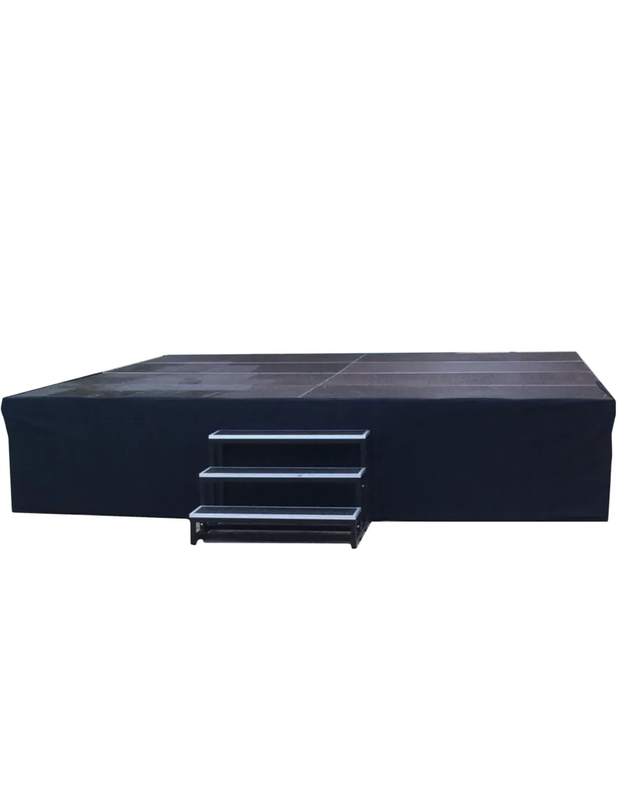 Escenario Modular de 4x4 m — Altura 60 cm