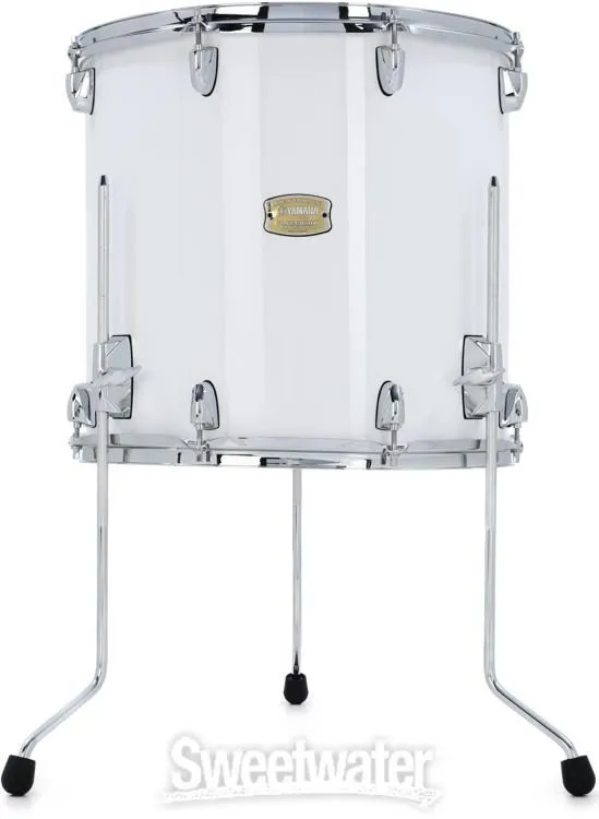 Floor Tom Yamaha Stage Custom 14" — Blanco
