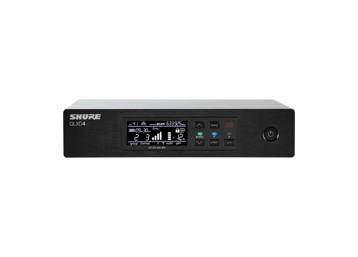 Receptor Inalámbrico Shure QLXD4
