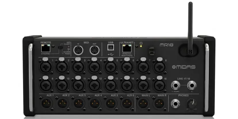 Mesa de Mezclas Digital Midas MR18