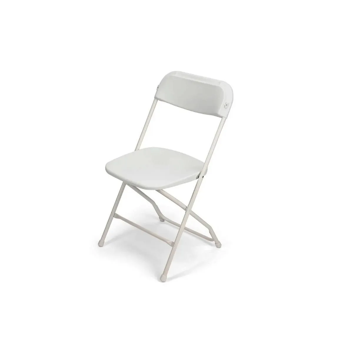 White Folding Chair (plastic seat and back)