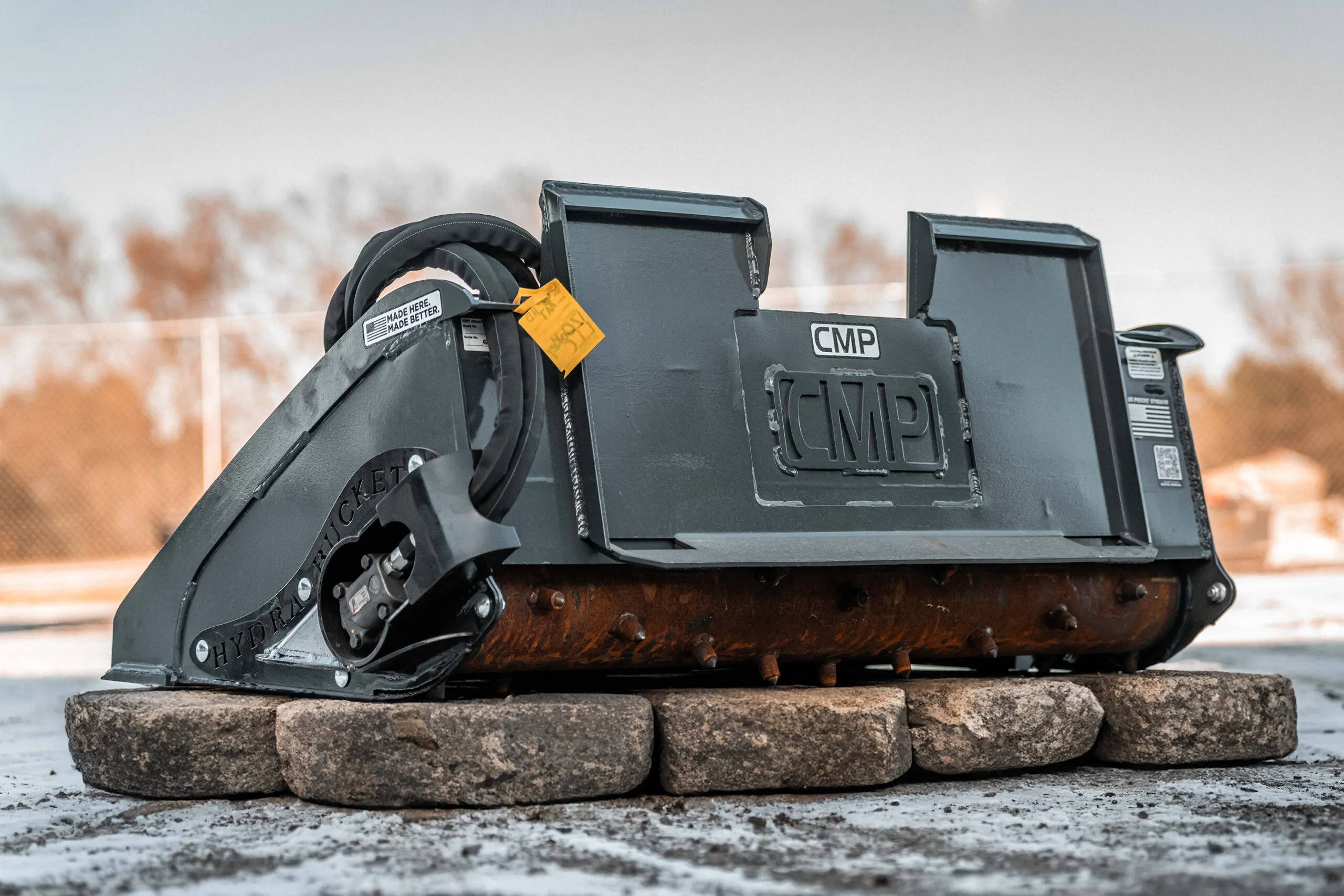 CMP Hydra Bucket Attachment for Mini Skid Steer